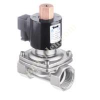 PASLANMAZ SOLENOİD VALF(DÜŞÜK BASINÇ) (ÇAP:11/2''-BAR:0-10, Vanalar / Valfler