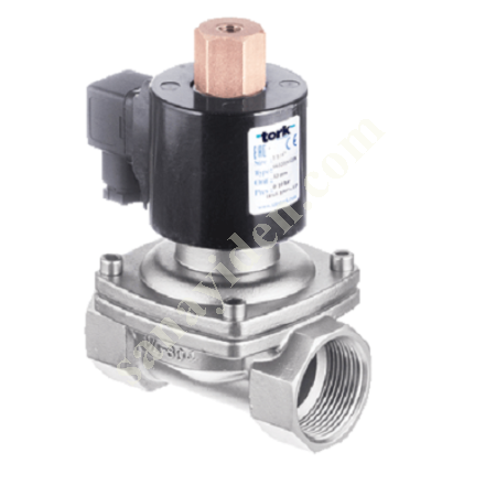 PASLANMAZ SOLENOİD VALF(DÜŞÜK BASINÇ) (ÇAP:11/2''-BAR:0-10, Vanalar / Valfler
