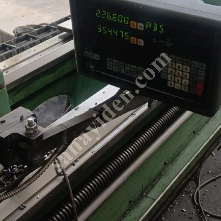 ÇAP TORNASİ  ÇAP 1100 BOY 5000 KULLANICIDAN SATIŞA ÇIKMIŞTIR, Makina
