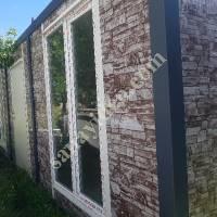 3×7 RENKLİ SANDEVİC PANEL FRANSIZ CAMLI TEK ODA KON, Prefabrik Ev Modelleri, Konteyner Ev Fiyatları