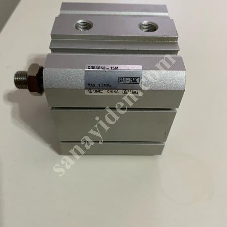 SMC CD55B63-15M KOMPAKT PNÖMATİK SİLİNDİR 63X15, Hidrolik - Pnömatik  Silindir