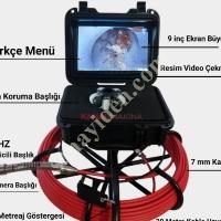 KANAL GÖZLEM KAMERASI 30 METRE KABLO SİNYAL VERİCİLİ, Makina