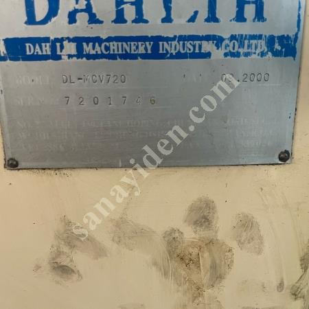 DAHLİH MCV720 DİK İŞLEME TEZGAHI, Vertical Machining Center