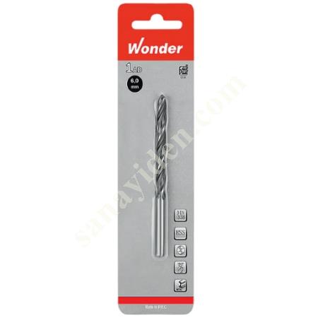 WONDER HSS MATKAP UCU BLİSTERLİ 6 MM, El Aletleri