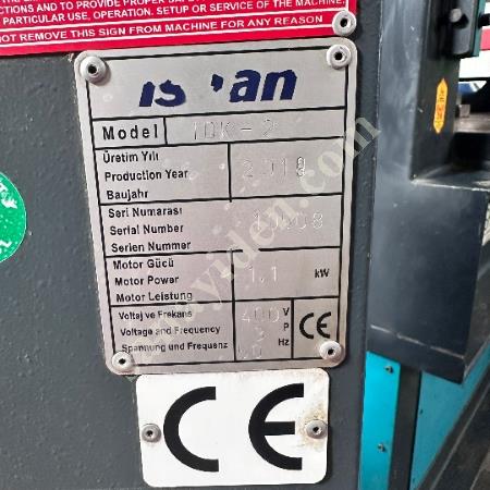 ISITAN MARKA IDK 2MM MOTORLU DAİRE KESME MAKİNASI, Kesim Makineleri