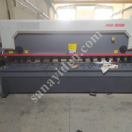 LHGM 3000 X 6MM HİDROLİK GİYOTİN MAKAS ( SIFIR ), Giyotin Makas