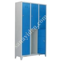 MAVİ STANDART 6'LI SOYUNMA DOLABI 40X97XH200, Sanayi Ve Personel Dolapları