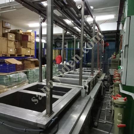 FULL INOX 316 ULTRASONİK YIKAMA HATTI | 6×400 L | KASKAD + BUBBLİNG | RO | KONVEYÖR, Makina
