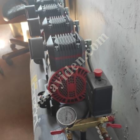 SATILIK PUMA 100L SESSİZ YAĞSIZ HAVA KOMPRESÖRÜ – 1 AY KULLANILMIŞ, Makina