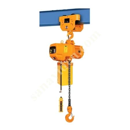 MANUEL RAYDA YÜRÜTMELİ ELEKTRİKLİ ZİNCİRLİ VİNÇ, Makina