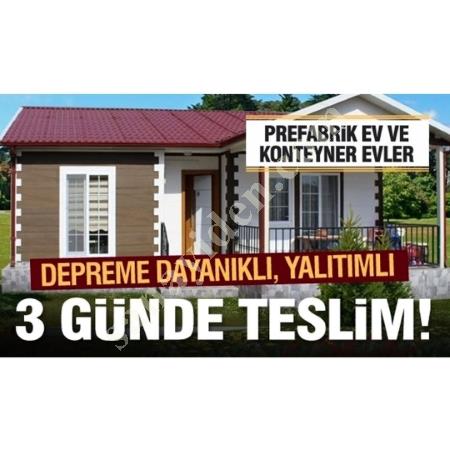 DOĞAL YAŞAMA UYUMLU, TAŞINABİLİR KONTEYNER EVLER, Prefabrik Ev Modelleri, Konteyner Ev Fiyatları