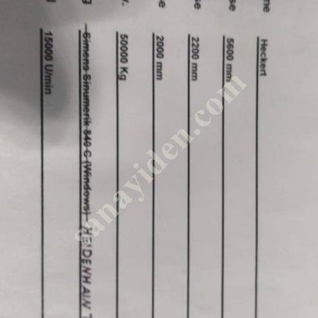 TÜRKİYE’DEN HEMEN TESLİM – CNC PORTAL 5 EKSEN, Makina