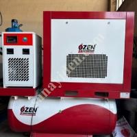 ÖZEN MARKA 18.5 KW 25 HP TANK ÜSTÜ VİDALI KOMPRESÖR,