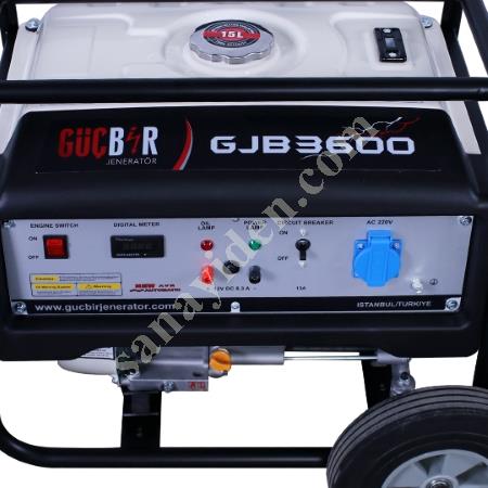 GÜÇBİR JENERATÖR- 2/10KVA ARALIĞINDA BENZİNLİ PORT. JENERATÖRLER, Elektrik & Enerji