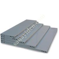 6 LAYERS 3 ADJACENT GALVANISED STEEL SHELF. WAREHOUSE, FILE SHELF, Warehouse / Shelving Systems