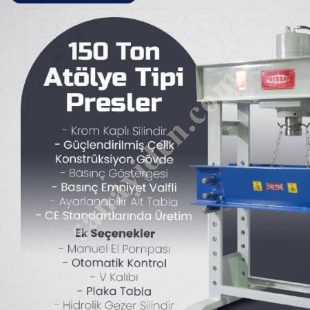 PRESSAN  HİDROLİK ATÖLYE PRESLERİMİZDE KAMPANYA  SİZ İSTEYİN BİZ TEDARİK EDELİM, Makina