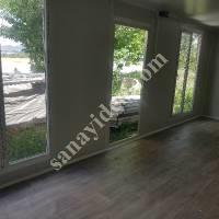 3×7 RENKLİ SANDEVİC PANEL FRANSIZ CAMLI TEK ODA KON, Prefabrik Ev Modelleri, Konteyner Ev Fiyatları