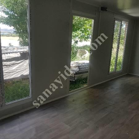 3×7 RENKLİ SANDEVİC PANEL FRANSIZ CAMLI TEK ODA KON, Prefabrik Ev Modelleri, Konteyner Ev Fiyatları