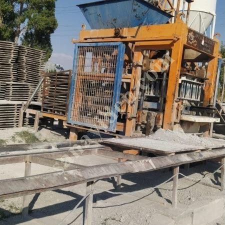 İKİNCİ EL 8Lİ YARI OTOMATİK BRİKET MAKİNASI TAM TAKIM, Briket Presi