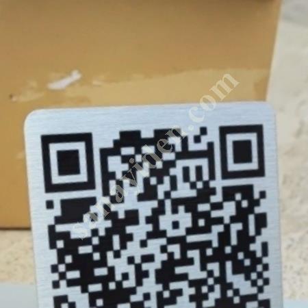 METAL ETİKET BASKI, KAREKOD BASKI,, Reklam & Promosyon