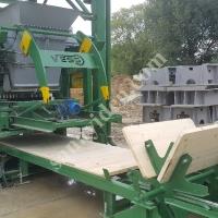 100 M² ALANLA YÜKSEK KAPASİTELİ BRİKET VE BETON PARKE ÜRETİM MAKİNESİ, Makina