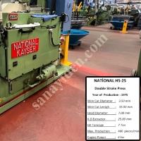 HS-25 NATIONAL ÇİFT VURUŞ VİDA PERÇİN MAKİNASI, Civata Perçin Makinesi