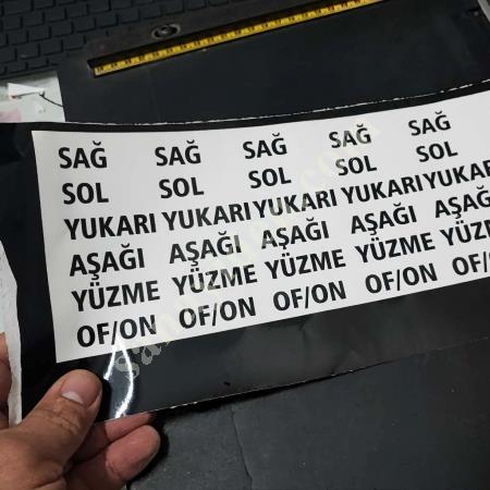 BUTON ETİKETİ,ESENYURT FOLYO KESİM ,STİCKER6,ETİKET , Machine