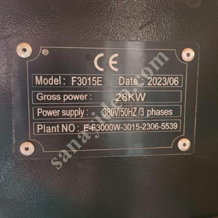 2023 MODEL FİBER LAZER KESİM MAKİNASI + ABKANT PRES + 22 KW VİDALI KOMPRESÖR – HEMEN SATILIK, Makina