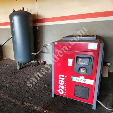 2023 MODEL FİBER LAZER KESİM MAKİNASI + ABKANT PRES + 22 KW VİDALI KOMPRESÖR – HEMEN SATILIK, Makina