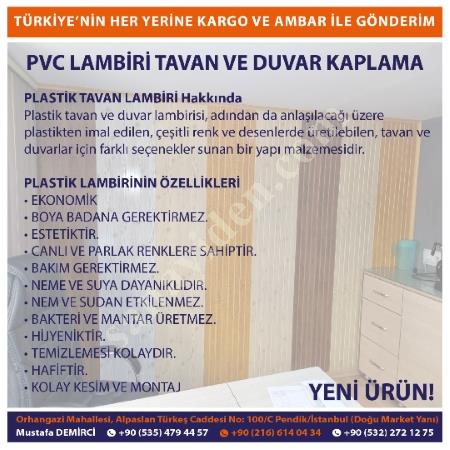 AHŞAP GÖRÜNÜMLÜ PLASTİK LAMBRİ ÜRÜNLERİ: ESTETİK VE FONKSİYONELLİK BİR ARADA, Yapı