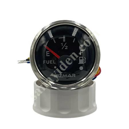 BLACK FUEL LEVEL INDICATOR - SPECIAL DESIGN  WARNING LED, Marine Vessels Spare Parts