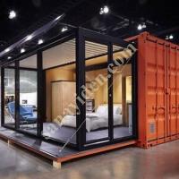 MODİFİYE KONTEYNER EV - GEMİ KONTEYNER YAŞAM ALANI 30 M2 1+1 DEPREME DAYANIKLI,