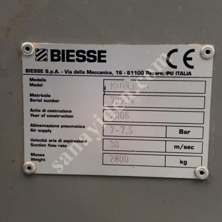 BIESSE ROVER A330 3 EKSEN 2006 MODEL, Machine
