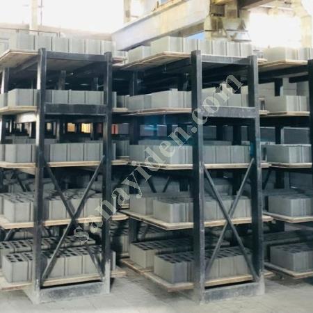 100 M² ALANLA YÜKSEK KAPASİTELİ BRİKET VE BETON PARKE ÜRETİM MAKİNESİ, Makina