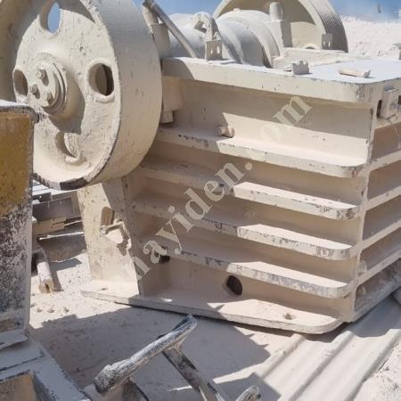 KALSİT SEKTÖRÜNDE KULLANILMIŞ TEMİZ 90’LIK ÇENELİ KIRICI!, Maden Ocağı Makinaları