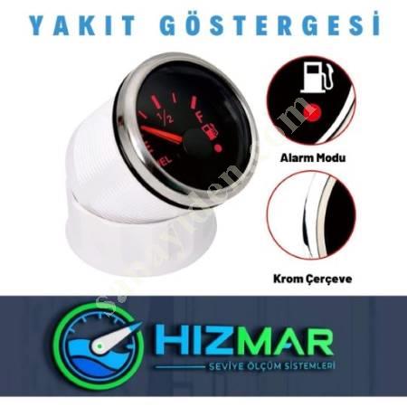 BLACK FUEL LEVEL INDICATOR - SPECIAL DESIGN  WARNING LED, Marine Vessels Spare Parts