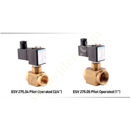 SOĞUMA BOYUNLU DURAVIS ESV 275-276 BUHAR SOLENOİD VALFLER, Vanalar / Valfler