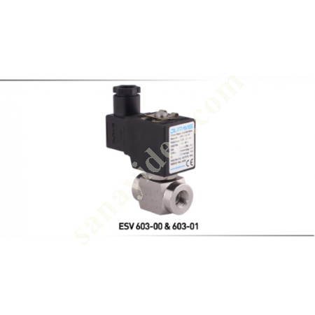 DURAVIS ESV 603 PASLANMAZ SOLENOİD VALFLER, Vanalar / Valfler