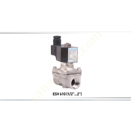 DURAVIS ESV 610-611 PASLANMAZ SOLENOİD VALFLER, Vanalar / Valfler
