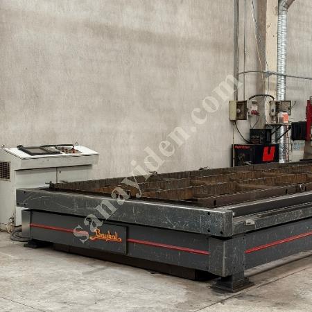 BAYKAL MARKA 2 X 6 METRE 130 AMPER CNC PLAZMA TEZGAHI 2006 MODEL, Plazma Kesim