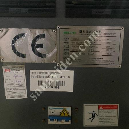 YÜKSEK KAPASİTELİ ENJEKSİYON MAKİNESİ | WELLTEC 560 TON, Enjeksiyon Plastik Baskı