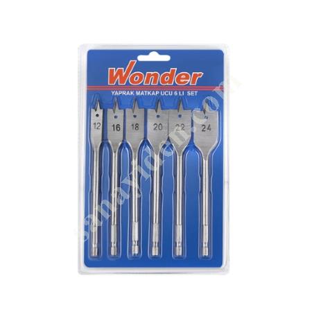 WONDER LEAF DRILL BIT SET OF 6 12MM,16MM,18MM,20MM,22MM,24MM, Hand Tools