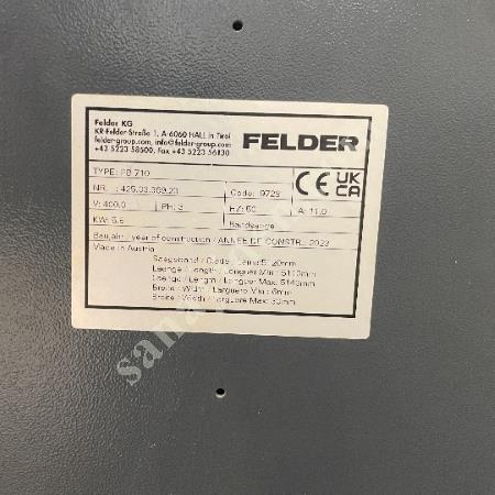 FELDER MARKA FB710 MODEL FREZE TEZGAHI 2.EL, Makina