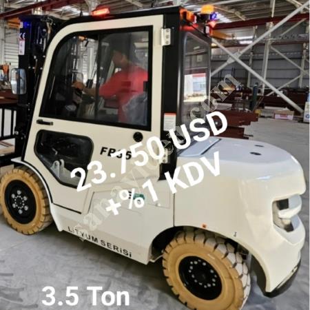 YGS FORKLİFT LİTYUM SERİSİ 2025 KAMPANYASI 3.5 TON 4.80 TRIPLEKS, Forklift Yedek Parça