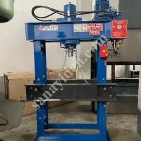 HYDRAULICSAN BRAND  100 TON  MOTORIZED, ARM-OPERATED, MOVING CYLINDER  HYDRAULIC WORKSHOP PRESS, Workshop Type Press