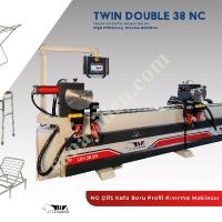 CNC DOUBLE HEAD PIPE BENDING MACHINE THAT CAN BEND TWO PIPES SIMULTANEOUSLY,