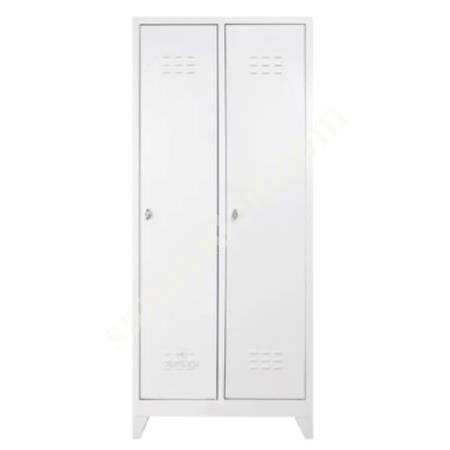 GRİ STANDART 2'Lİ SOYUNMA DOLABI 40X66XH185 CM, Sanayi Ve Personel Dolapları
