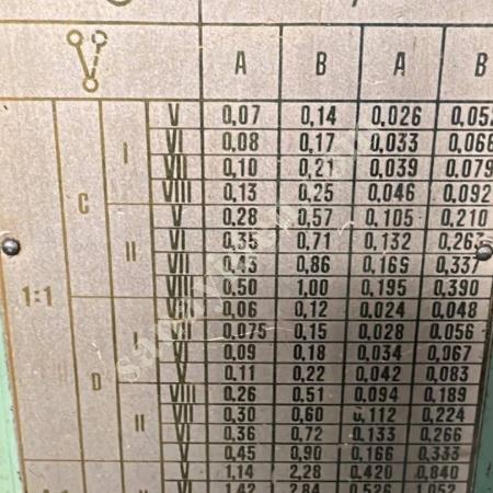 RUS TORNA  ÇAP 700 BOY 8000  KURUMSAL FİRMADAN SATIŞA ÇIKMIŞTIR, Makina