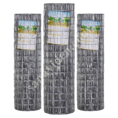 ESTENET GALVANİZ PUNTALI ÇİT TELİ 120CM 25MT RULO, Dış Kapı - Kepenk - Çit - Tel Örgü