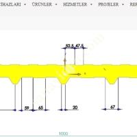 5 HADVELİ ÇATI PANELİ PROSES PANEL SOĞUTMA, Çatı-Dış Cephe Kaplama Malzemeleri (Oluk- Panel)
